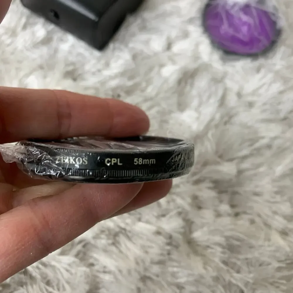 Zeikos 58mm Filters UV and CPL Japan Optics